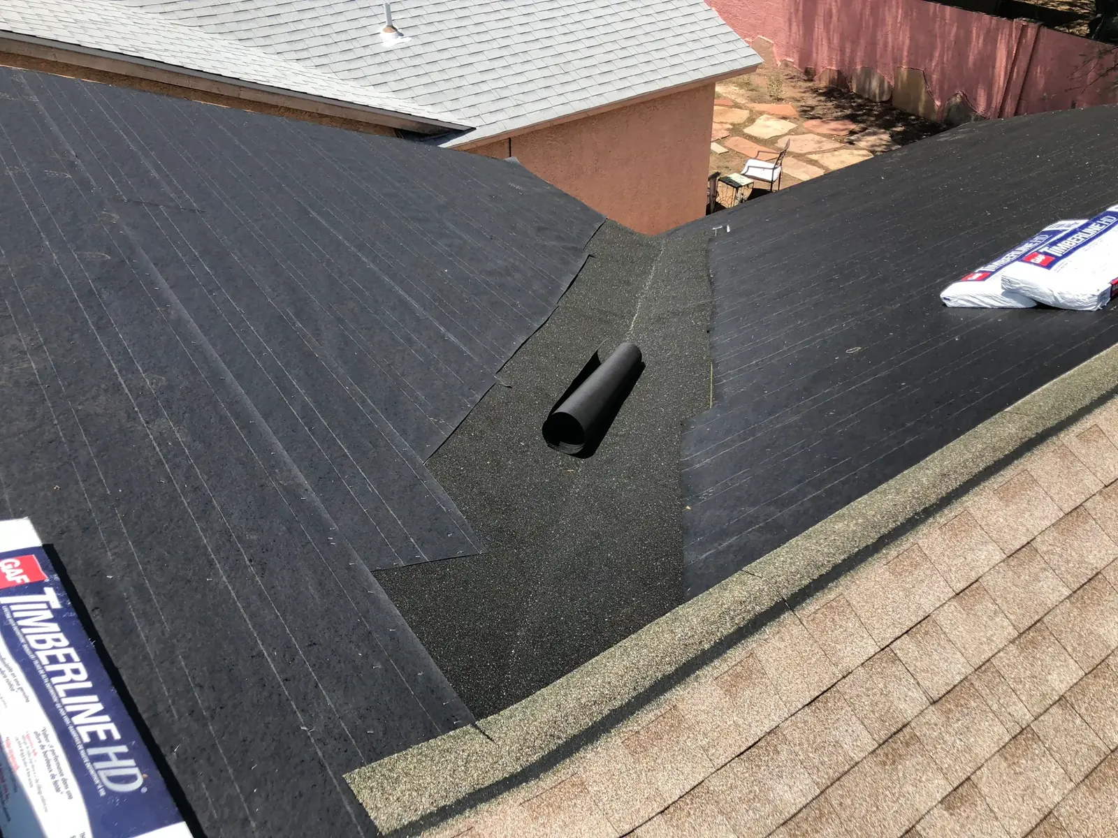 Blueprint Home Services roofing crew working on a Tucson home