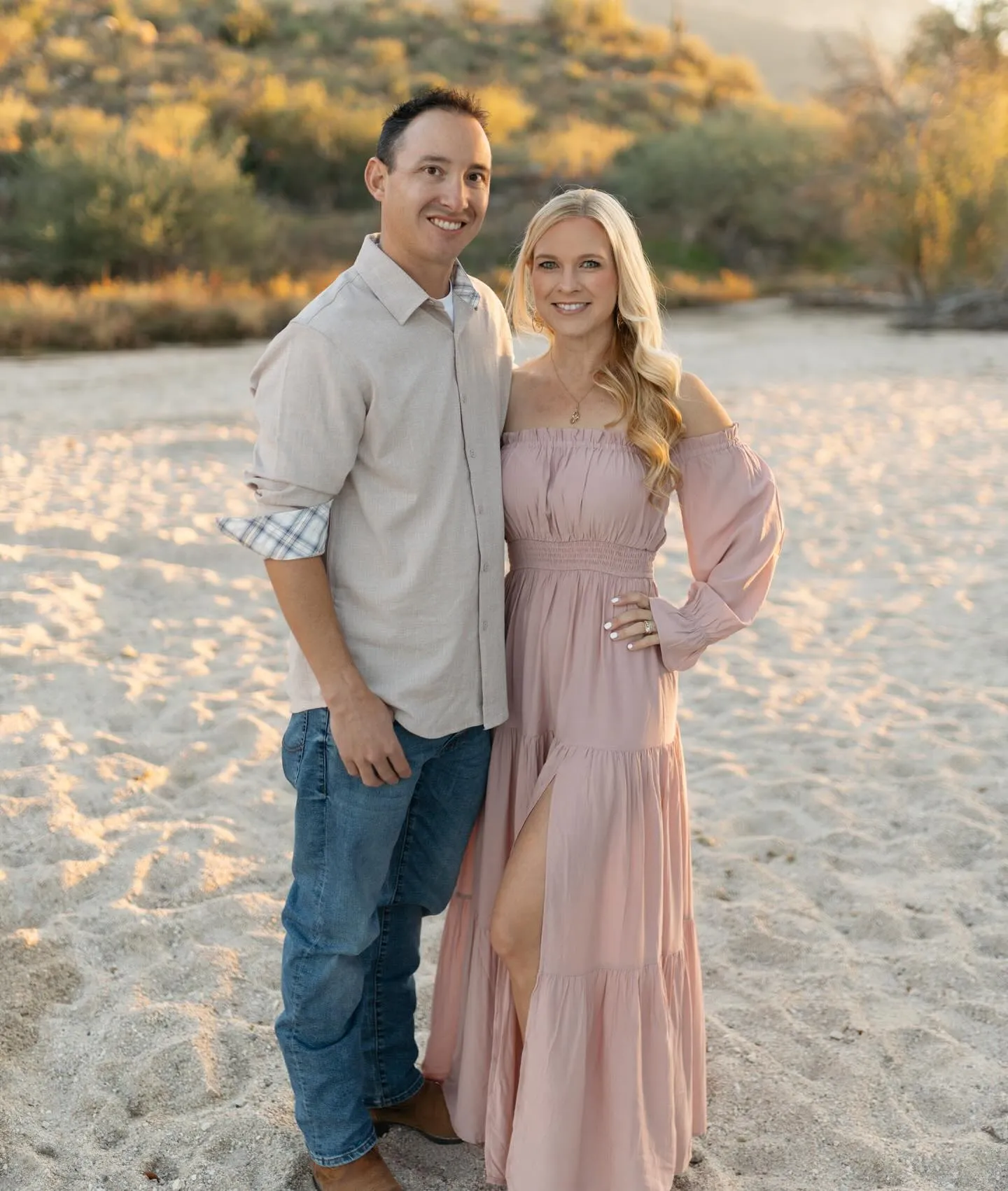Daniel Barkley-Romero and his wife, founders of Blueprint Home Services in Tucson