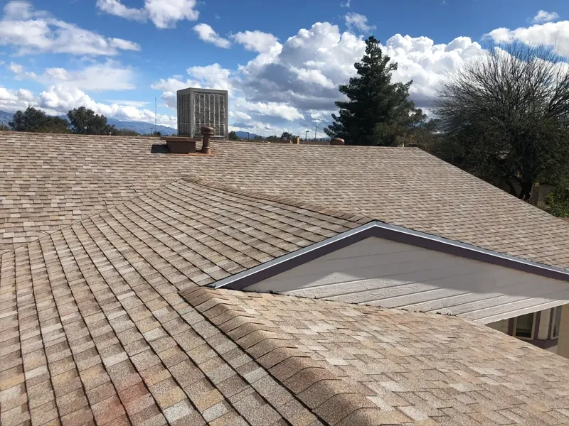 Shingle roof completed by Blueprint Home Services in Tucson, AZ